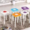 Modern Wholesale Cheap Plastic Colorful Metal Stool