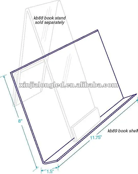 Clear Acrylic Book Holder Acrylic Plastic Book Holder Stand Acrylic