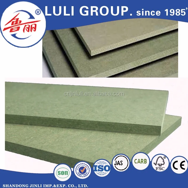 18mm Water Resistant Mdf Board/waterproof Green Mdf Buy 18mm