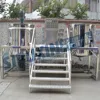 Sipuxin Blending Tank shampoo high shear mixer bath shower lotion mixing double shaft paddle mixer making machine
