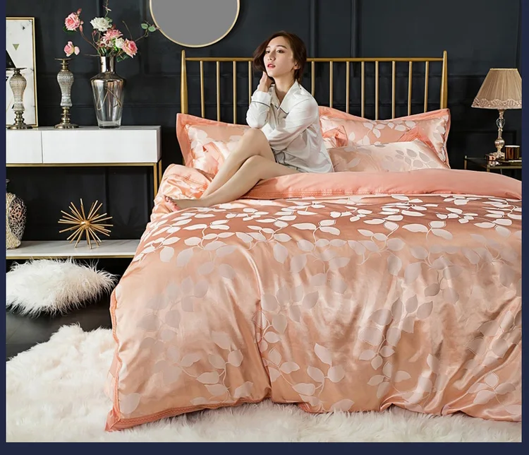 Bedding Sets Manufacturers Luxury Plant Jacquard Bedsheets Buy