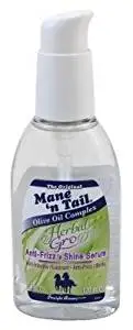 Straight Arrow Mane 'N Tail Herbal Gro Anti-Frizz 'N Shine Serum 4oz (3 Pack)