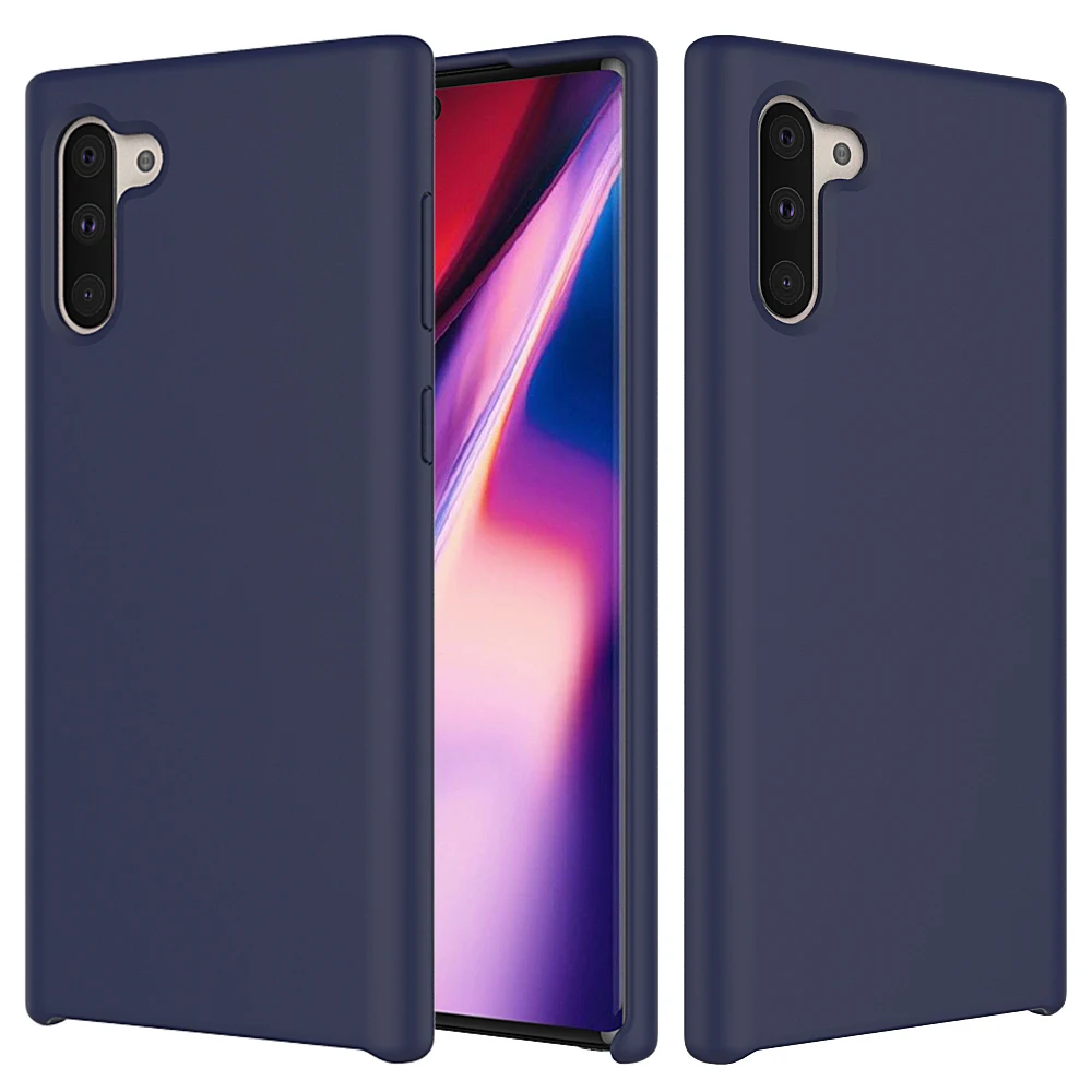 

For Galaxy Note 10 Liquid Silicone Soft Back Cover Mobile Phone Case for Samsung Note 10