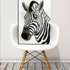 zebra oil painting on canvas painting wall art for living room home decorative giclee printing art work wholesale