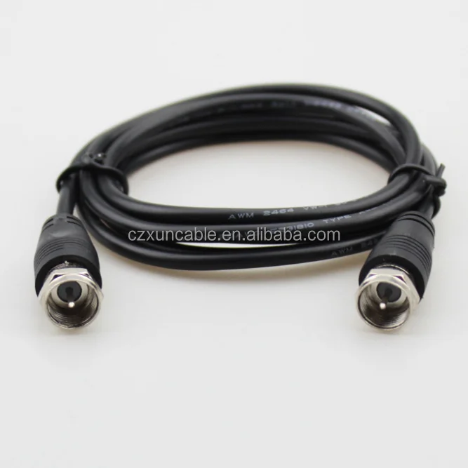 

Black colour Coax Coaxial Standard HD Satellite Cable TV Antenna Cable 1.5M