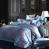 high quality 100% pure egyptian cotton satin european luxury jacquard printed best queen king size bed sheet bedding set