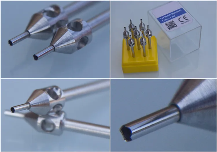 
Eyebrow implantation with needle ring drill/hair tube for FUE hair follicle extractor 