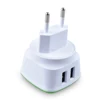 Most popular electronic mini cube dual usb wall charger easy to charging