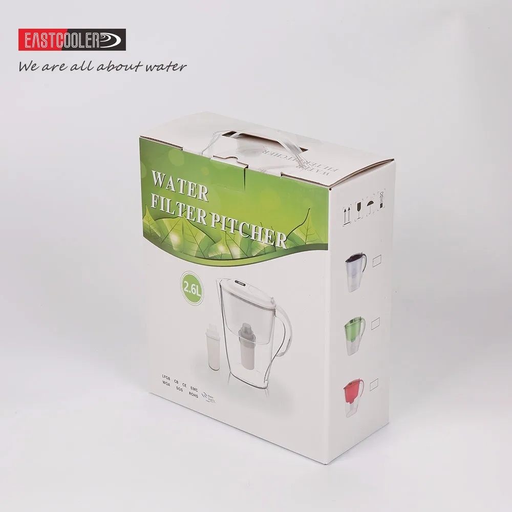 Ec268 Eastcooler Plastic Water Filter Pitcher Heavy Metal Removal