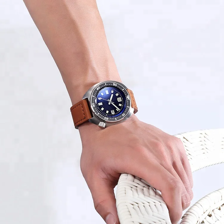 
Retail 316L Stainless steel 6105 Sterile 20 ATM Water resistanc dive diving diver japan NH35A automatic movement luminous watch 