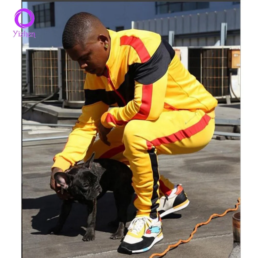 Wholesale autumn winter casual clothing men's fitness sport tracksuits