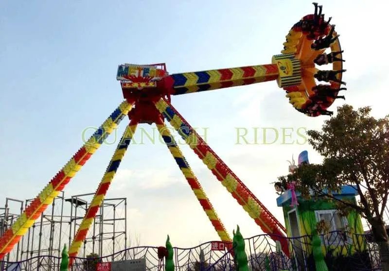 China Quality Fairground Amusement Park Thrilling Rides Major Games Crazy Swing Frisbee Hammer