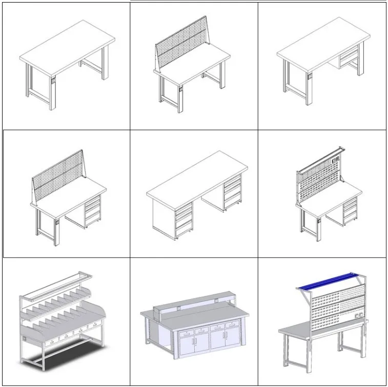 custom combine garage metal tool storage steel workbench