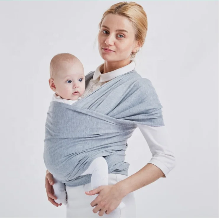 2020 Comfortable Cotton Baby Wrap Carrier Sling for Newborn
