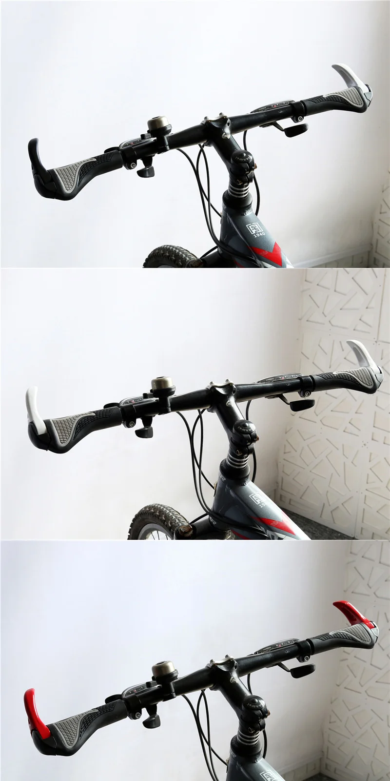 ergonomic bicycle handlebar grips