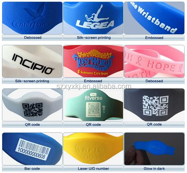 860 960 mhz rfid wristband