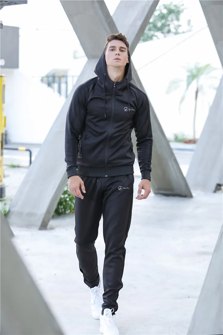 Embroidered Sportswear Custom Design Tracksuits,Hoody Jogging Plain