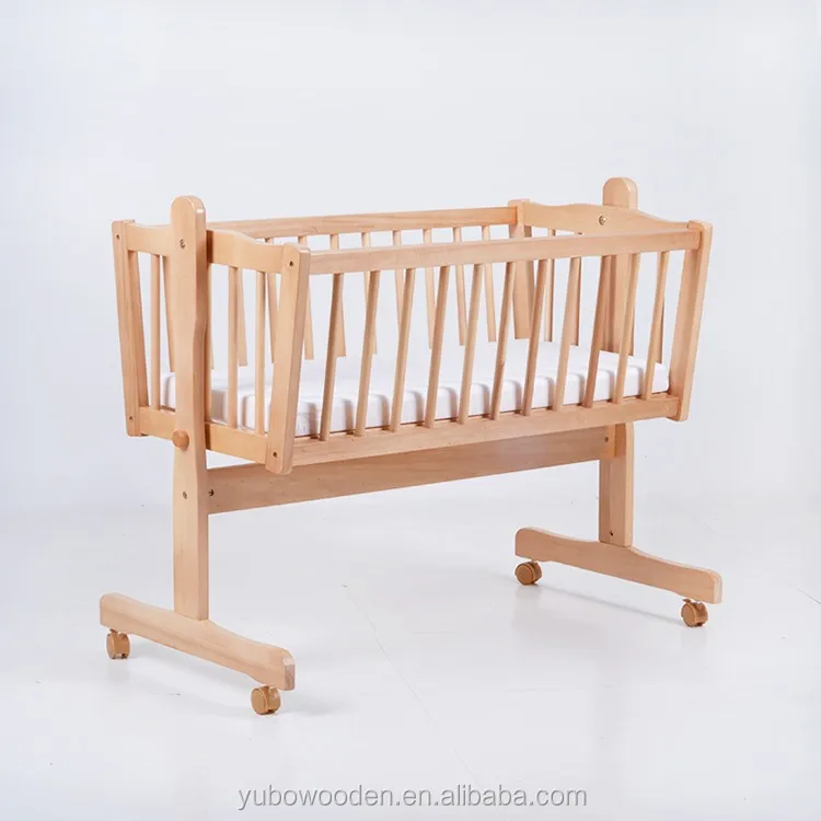 
baby swing bed new born wooden crib baby cradle wholesales 