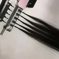 

Ready to ship starter set 6d 2nd generation hair extension with machine,1g natural human hair extension remy indian hair