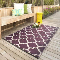 

ZNZ outdoor rug rugs and carpets plastic camping mat PP picnic mat 100% Polypropylene with UV-resistant