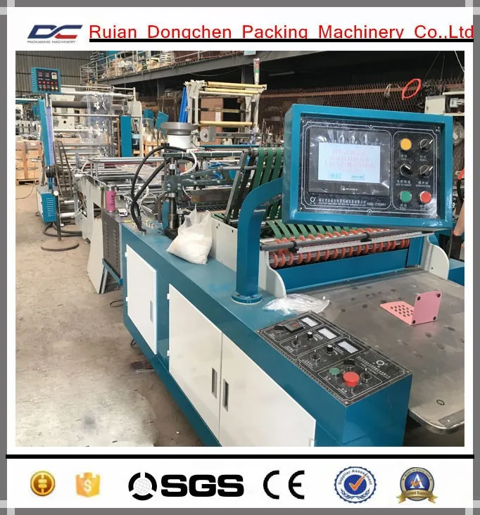 Automatic Zipper Bag Making Machine With Slide Zipper Attaching System