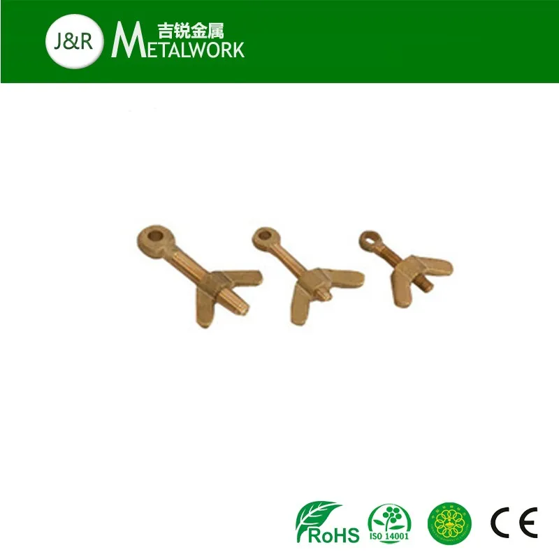 Good Price Of Brass/copper Eye Bolt With Butterfly Wing Nut Din315