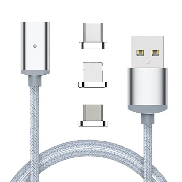 

Wholesales 3 IN 1 Magnetic USB Cable Fast Charging Data Phone Charger Type C, N/a