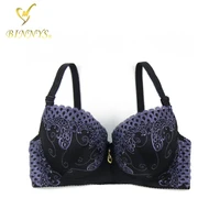 

BINNYS Stylish black Embroidered underwire bra size 38