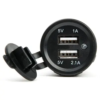 5v Socket Adapter Power Outlet 12v 24v 3.1a Dual Usb Car Charger For ...