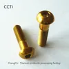 CNC machine ball head ball stud titanium bolt and fastener