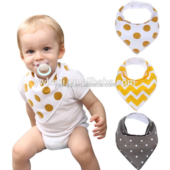 

Free Shipping Unisex Eco-friendly Triangle Bibs Baby Bandana Drool Bibs, As photos or custom