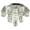 Wholesale Price Chrome Cheapest Crystal Modern Ceiling Light Led ceiling Lamp Crystal column