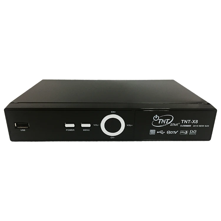 

TNT Star X8 Factory Direct DVB T2 S2 C COMBO Decoder with IPTV and IKS, Black