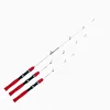 Peche Red Ice Fishing Rod Reel Combo Ultra Short Solid Winter Fishing Rods