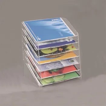 Desktop Tall 40 Tiers Clear Acrylic Magazine Holder Lucite Block Stunning Lucite Magazine Holder Desktop Tall 40 Tiers Clear Acrylic Magazine Holder Lucite Block Stunning Lucite Magazine Holder