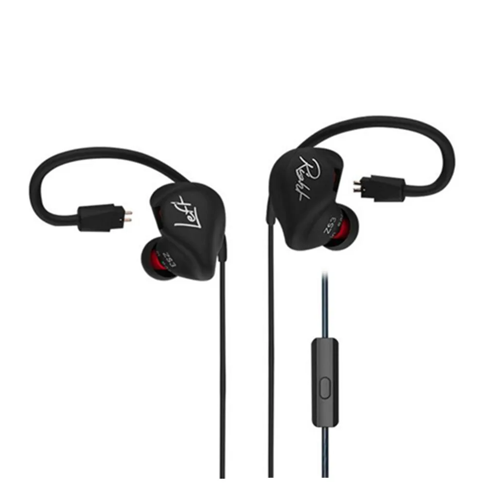 KZ ZS3 ZST ZS5 ZS6 HIFI Stereo Music Earphone Wired With Mic
