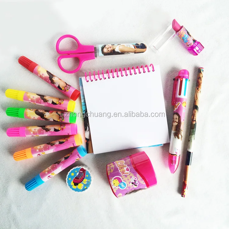 2017 New Design Funny School Stationery Items List Stationery Tools For