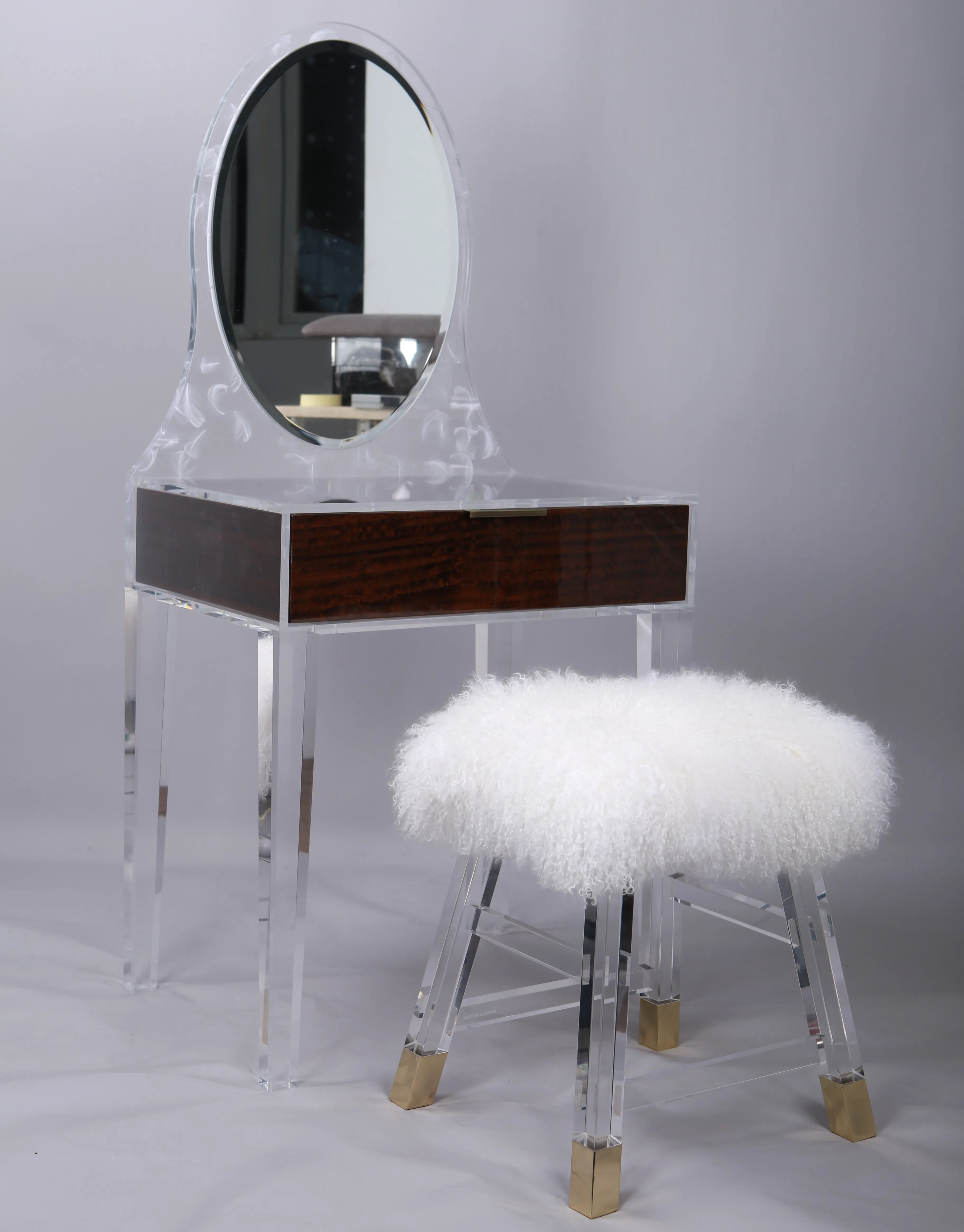 New Girl Dressing Table With Drawers Elegant Acrylic Dressing