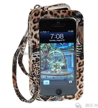 clear phone purse