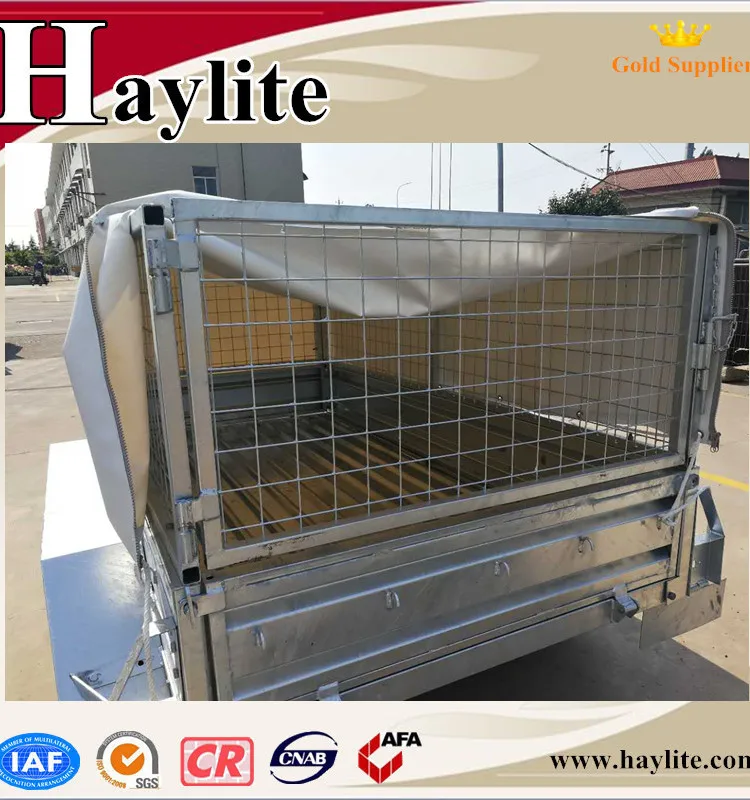 Hot Dip Galvanized 8x5 tandem box trailer used farm trailer .jpg