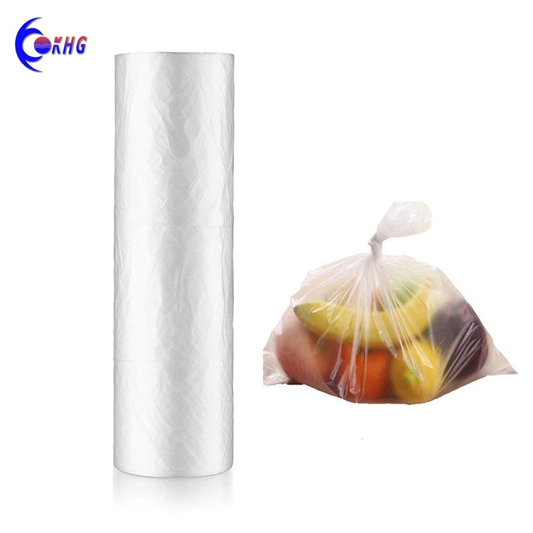 Latest High Quality Pe Tear Resistant Supermarket Plastic Bags Roll