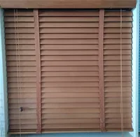 

YL discount wood blinds 2'' basswood slat window blinds for blind curtain