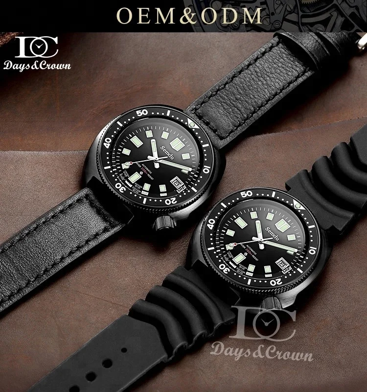 
Ready to Ship Stainless steel japanese NH35 Automatic 200 meter dive watch 