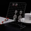 L shape acrylic ring holder clear acrylic earring display stand