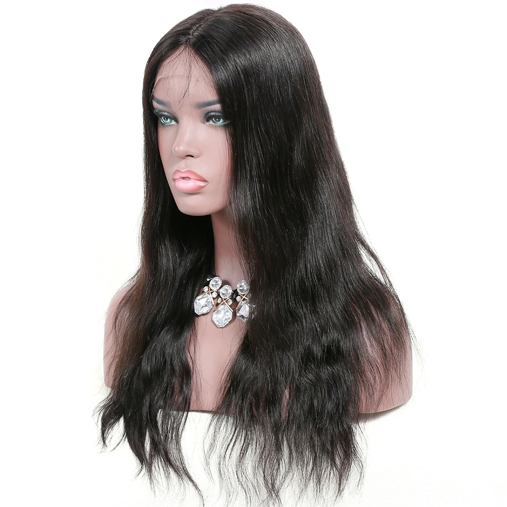 

nice looking unprocessed cheap virgin peruvian hair 360 lace front wig