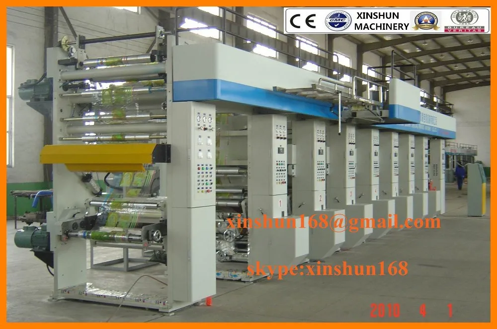 
XS-ASY Six Colors Gravure Printing Machine,Roto Printing Machine,Rotogravure Printing Machine 