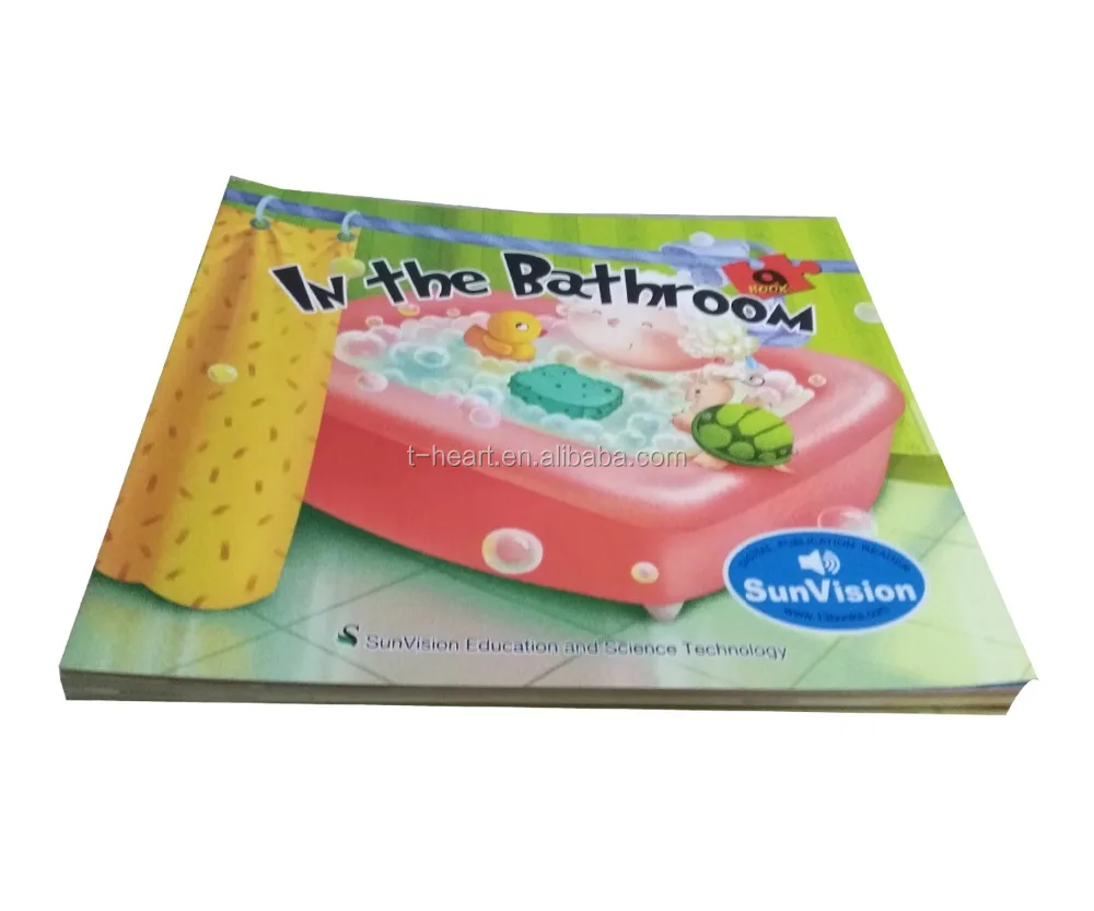 

English audio educational books with talking pen for kids learning word