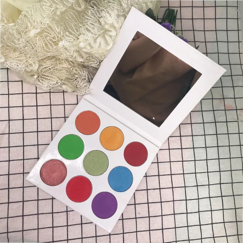 

high pigment cosmetics makeup private label custom eyeshadow palette
