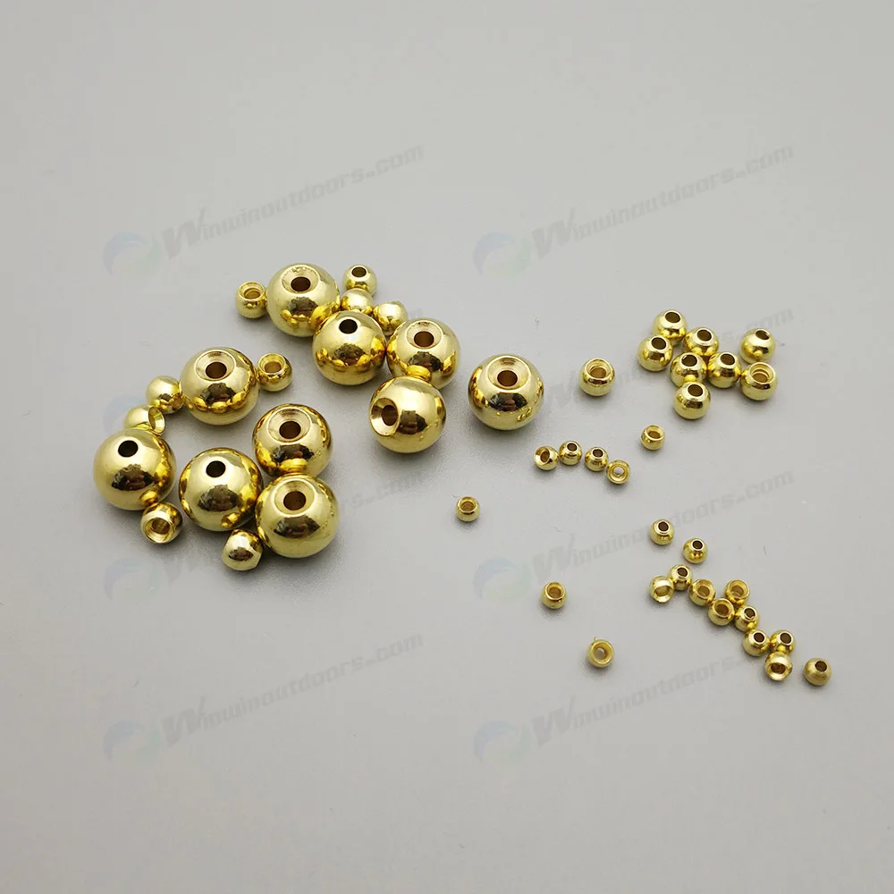 Full Sizes In Stock Brass Slotted Brass Beads,Fishing Beads Buy