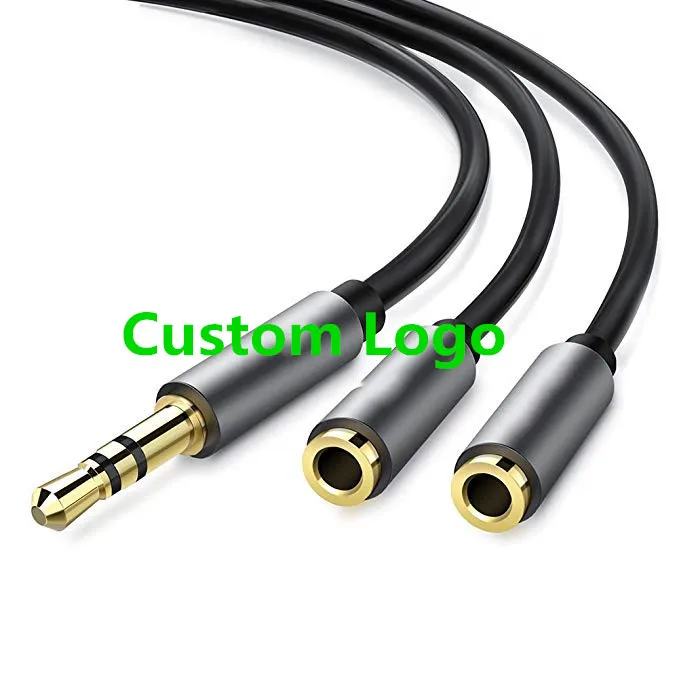 Custom 3.5mm stereo male to female extension audio cable - ANKUX.COM